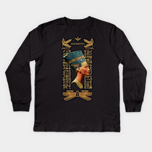 Nefertiti Kids Long Sleeve T-Shirt